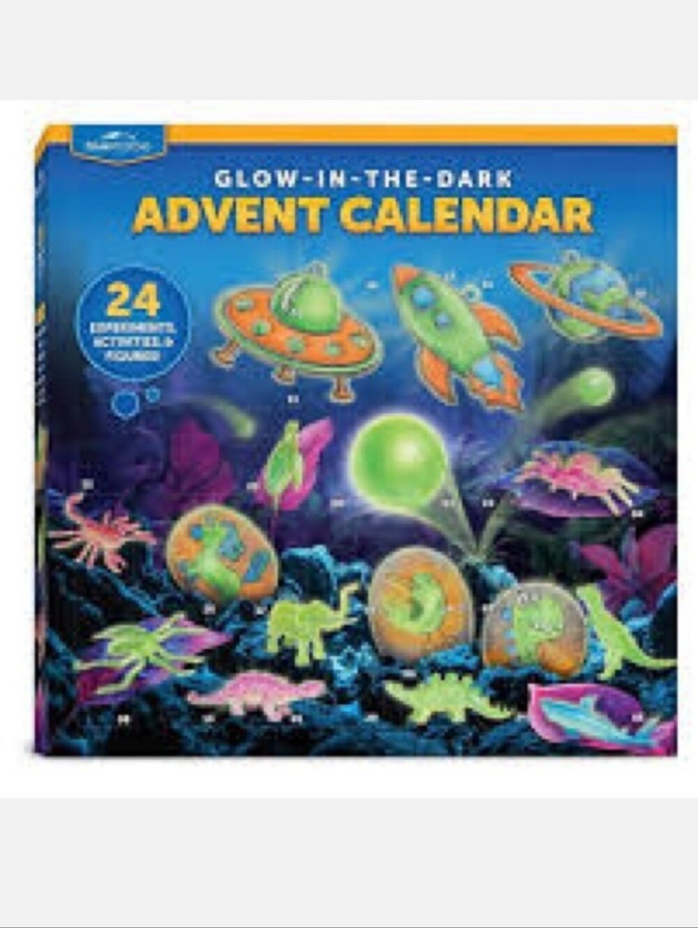 Blue Marble Glow In The Dark Science & Dinosaur Advent Calendar NEW